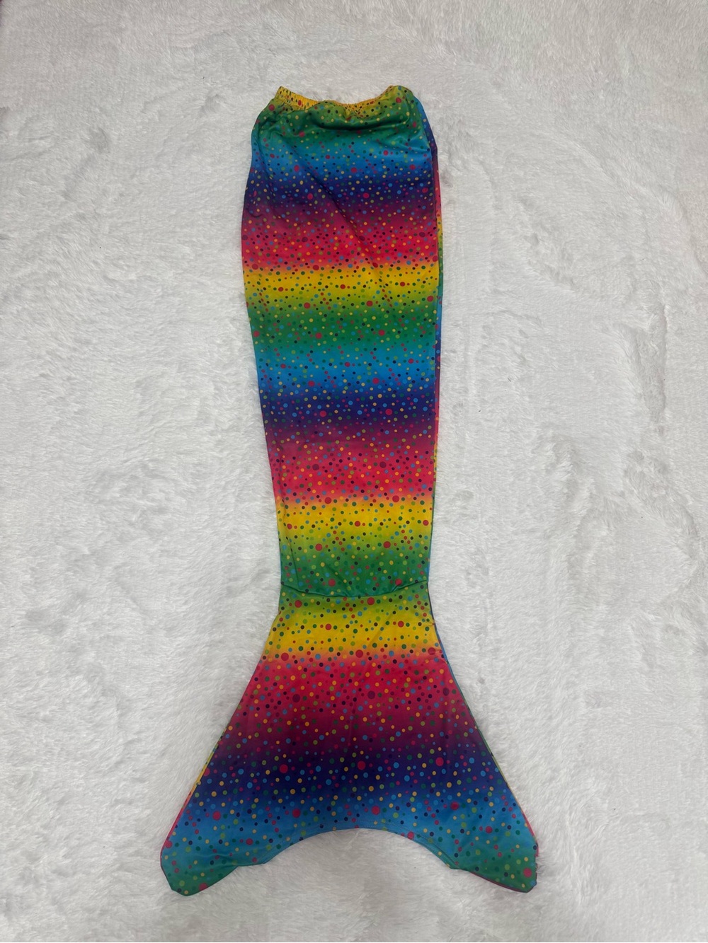 New kids girls mermaid tail costume skirt outfit rainbow youth